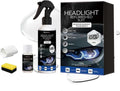 Automotive Headlight Restoration Kit, Headlight Restoration Polish for Oxidized, Yellowed Headlamps Refurbishing Fluid Restores Clarity & Brightness for All Vehicle Types (1pc, 100ml)