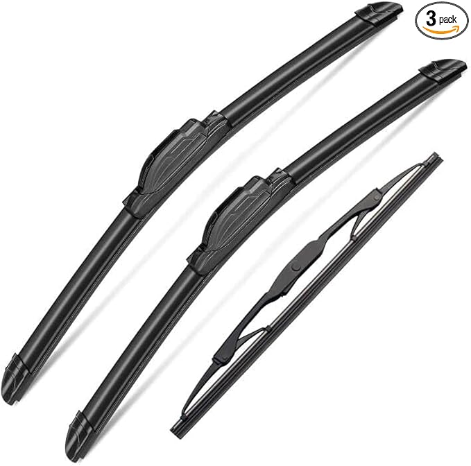 3 Wipers Set for Dodge Caliber 2007 2008 2009 2010 2011 2012, Windshield Wiper by SCTIOANSNOemWiperBlades