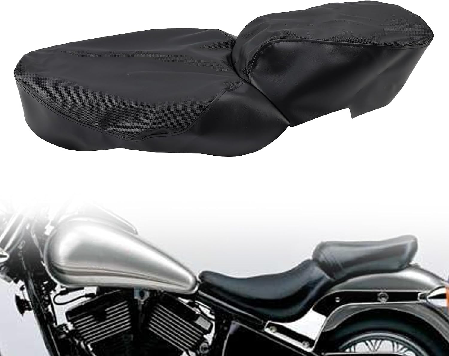 Rider Passenger Front Rear Seat Skin Fit For Kawasaki Vulcan VN400 1995-2012 For Kawasaki Vulcan VN800 1995-2012