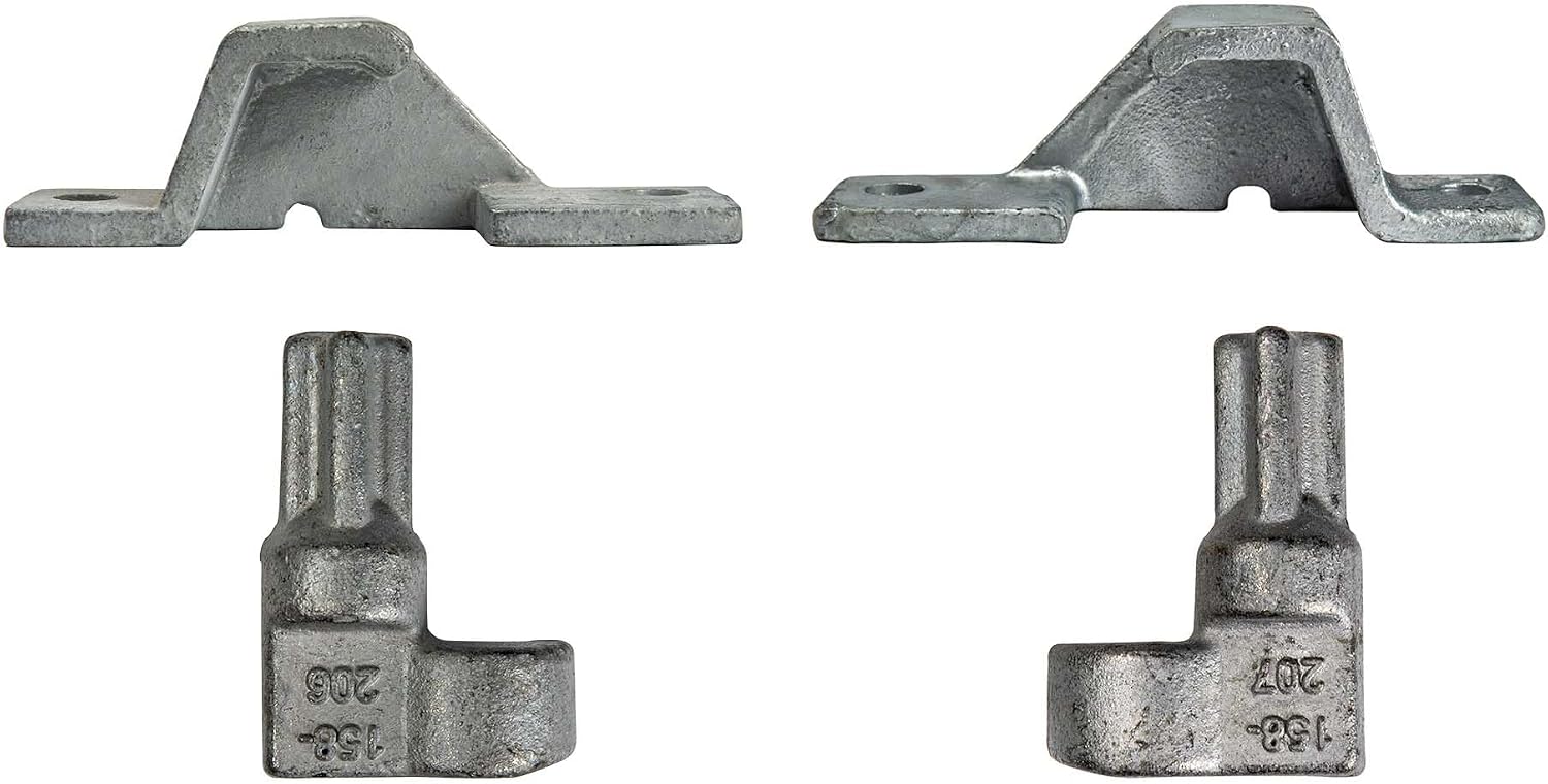 The Trailer Parts Outlet - Complete Dump Trailer Cam Lock Door Assembly Set - Keyless Entry for Secure Trailer Doors (Kit of 4)