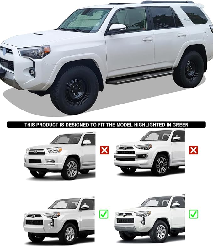 APS 6-inch Running Boards Side Bars Side Steps Compatible - Image 2