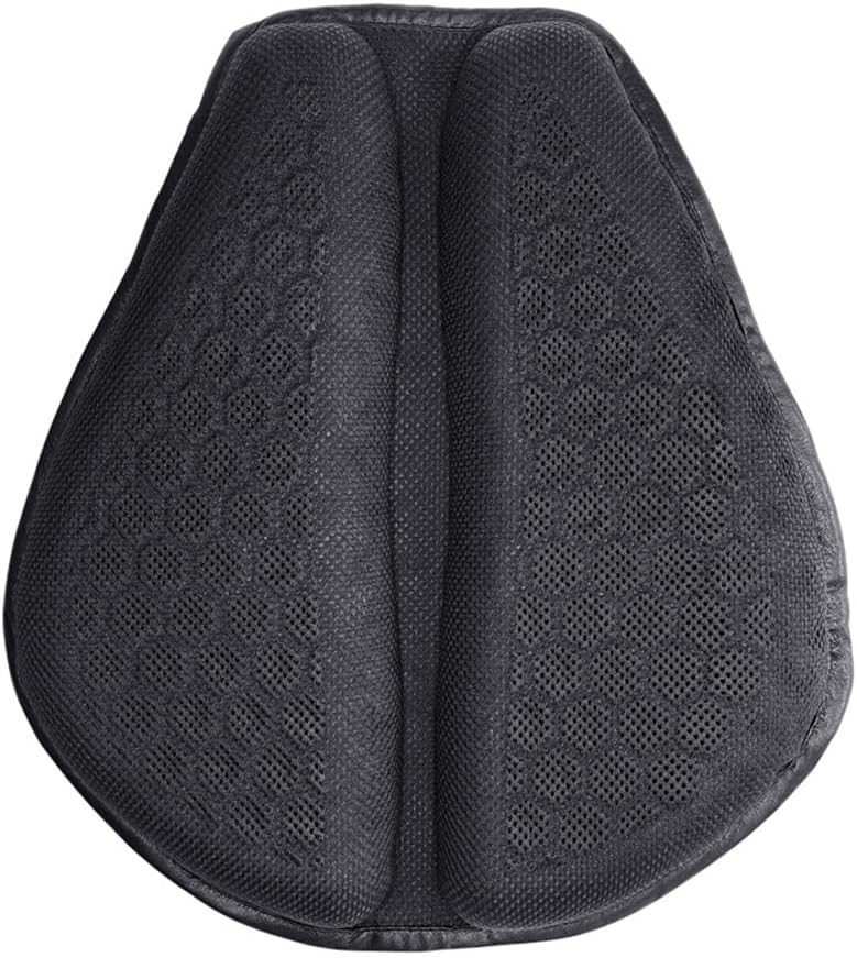 Motorcycle Seat Cushion Gel Pad for Indian Pursuit Dark Horse 2022-2025 3D Honeycomb Breathable Cooling Seat Cover Shock Absorption Pressure Relief Anti Slip Straps