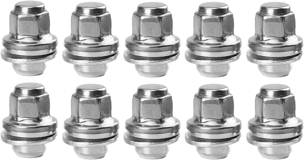 Hub Lock Bolt Compatible with Jaguar for F-Type 10pcs Car Hub Screws Nuts Car Tire Bolts Wheel Screws Wear Parts Automobiles Accessories