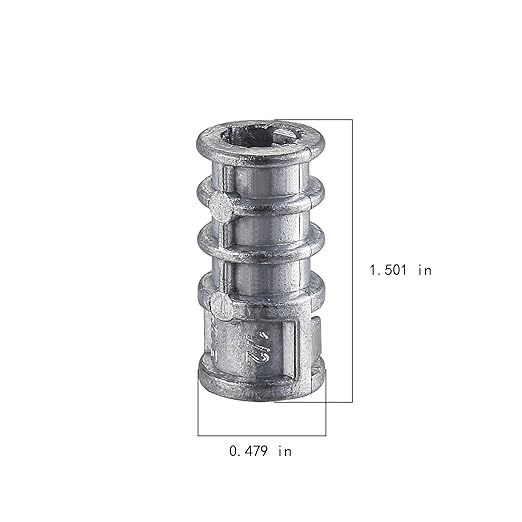 Wensilon 1/4 * 1-1/2 Lag Shield Anchor Long Zinc Alloy Bolts Concrete Anchors - Image 2