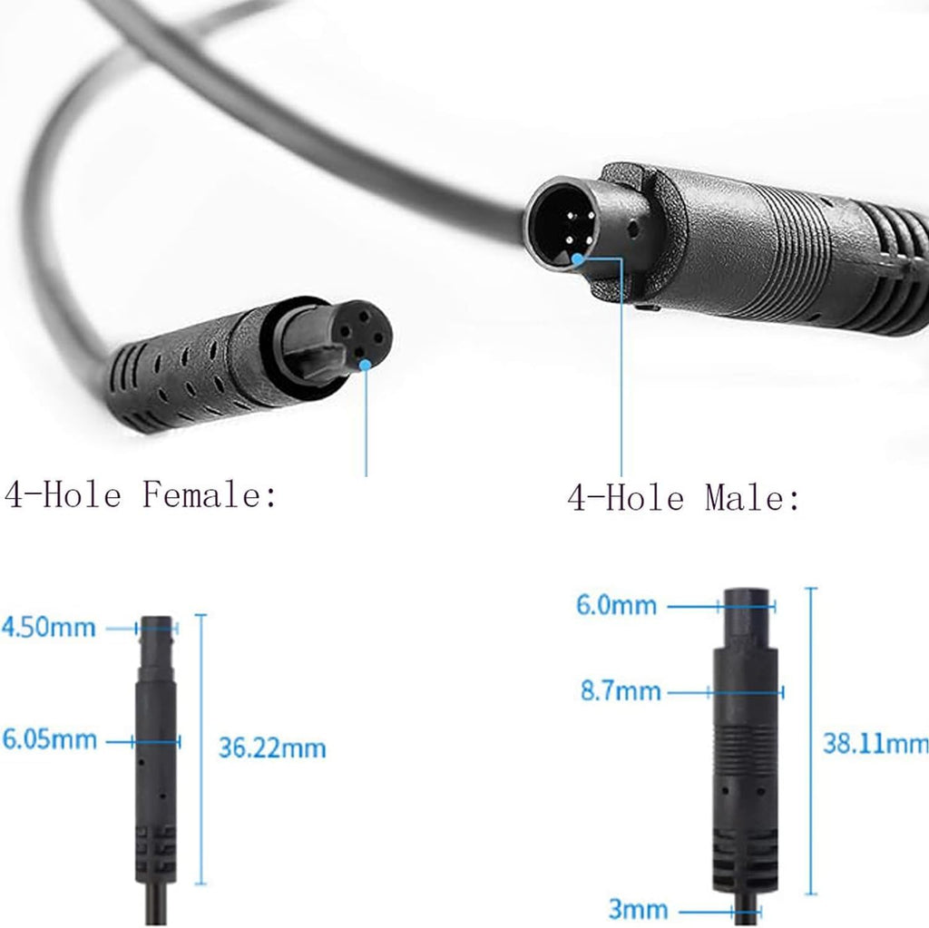 4 PCS Rock Light Extension Wire,4 Pin LED Extension Cable,Neon Accent Kits RGB LED Light Extension Cable for Trucks Motorcycle Car ATV Strip Rock Lights (4 PCS 78 Inch)