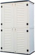 HOMSPARK Storage Shed Weather Resistance, Vertical Storage Shed by HOMSPARK
