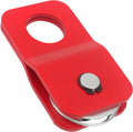 Winch Snatch Block 8000 lbs, Heavy Duty Recovery Pulley for ATV UTV Off-Road, Fits 1/4"–5/16" Winch Cable, Load-Doubling & Direction Change (Red)