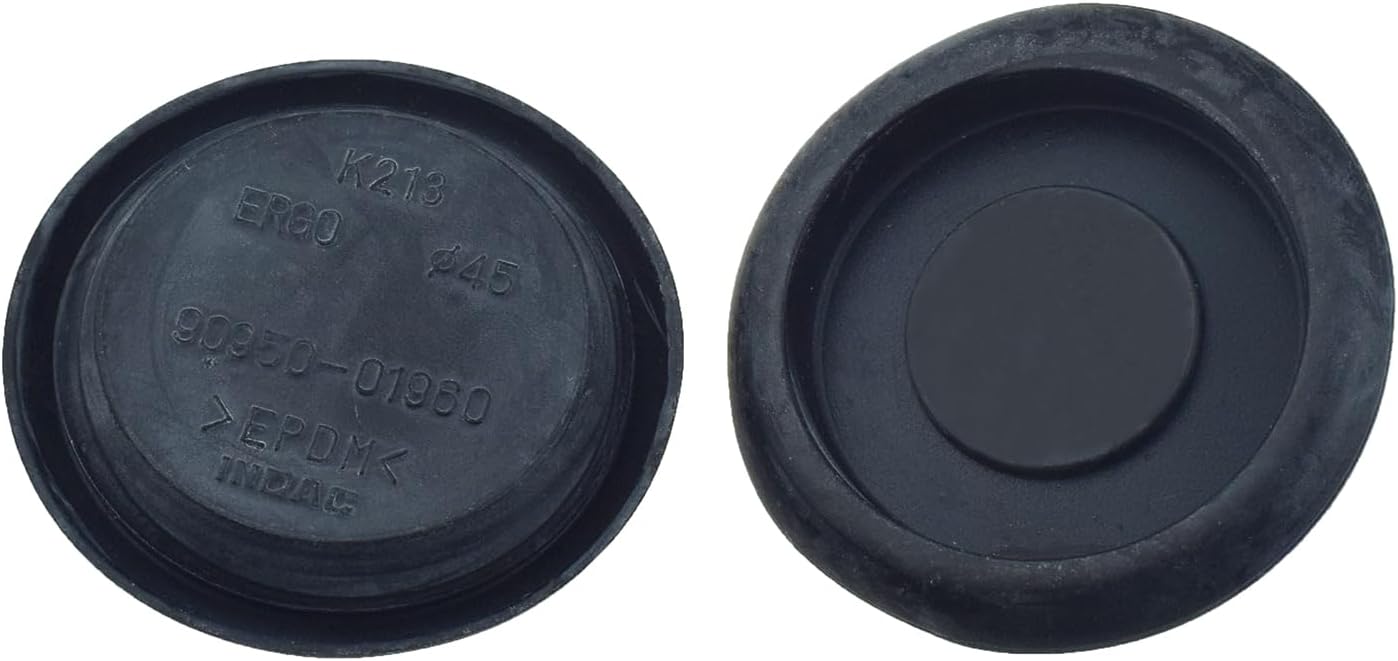 for Toyota Scion 4Runner Avalon Camry tC Set of 2 Rubber Floor Plug Shell Hole Plug Black 90950-01960 9095001960