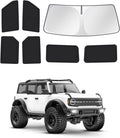 Windshield Sun Shade for 2021-2025 2026 Ford Bronco 4 Door Side Rear Window