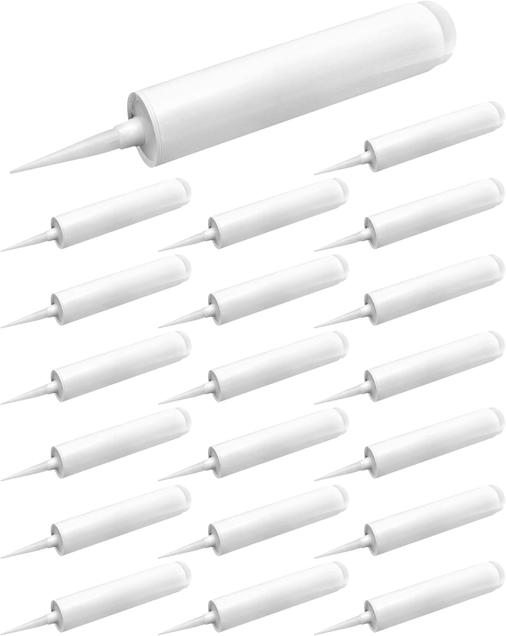 qwork empty caulk tube, 20 pack 10 oz., main product view