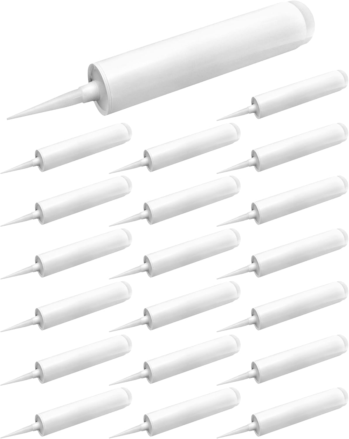 qwork empty caulk tube, 20 pack 10 oz., main product view