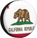 Flag of California Spare Tire Cover Trailer Tire Covers for Truck SUV Camper Vehicle Wheel Cover Waterproof Sun Dust Protection