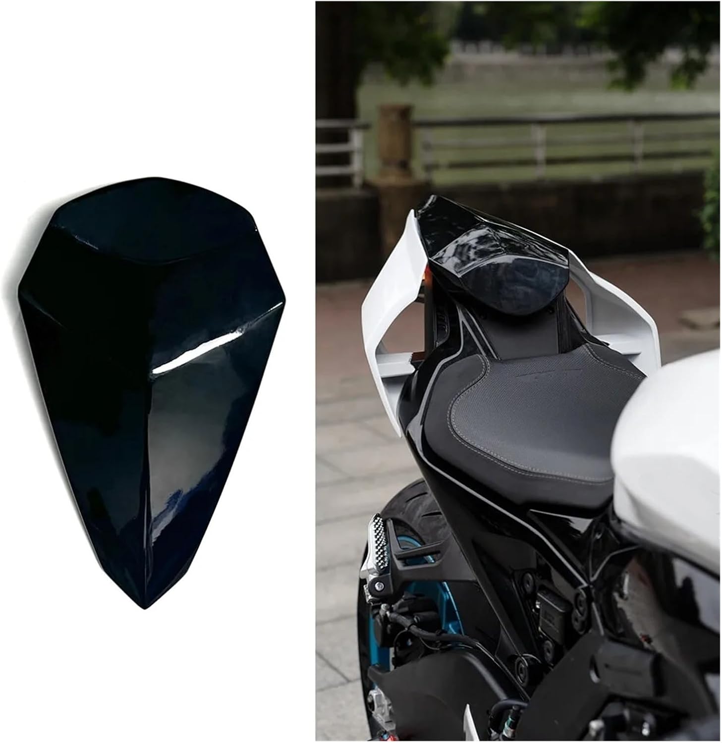 Motorcycle Rear Hump Cover Fairing Motorcycle ABS Plastic Rear Passenger Seat Cover Fairing Seat Cowl Hump For CF&MOTO 675SS 675SR 675SR-R