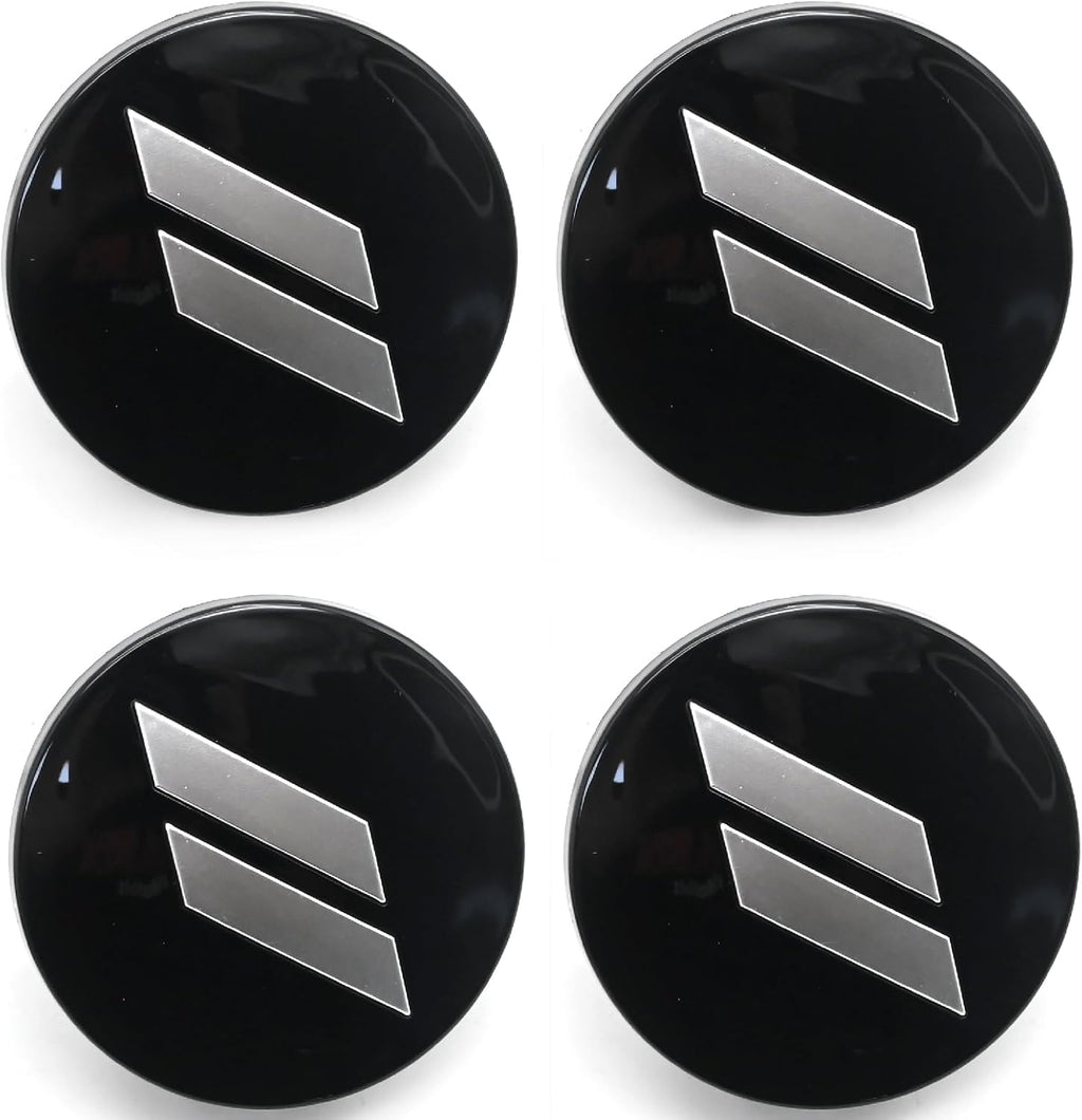 MDEOOSKY 4Pcs 6CZ27DX8AA 63mm 2.5" Wheel Center Cap Covers, Replacement for Dodge Challenger, Charger, Durango Replace 6CZ27RM8AA (Black)