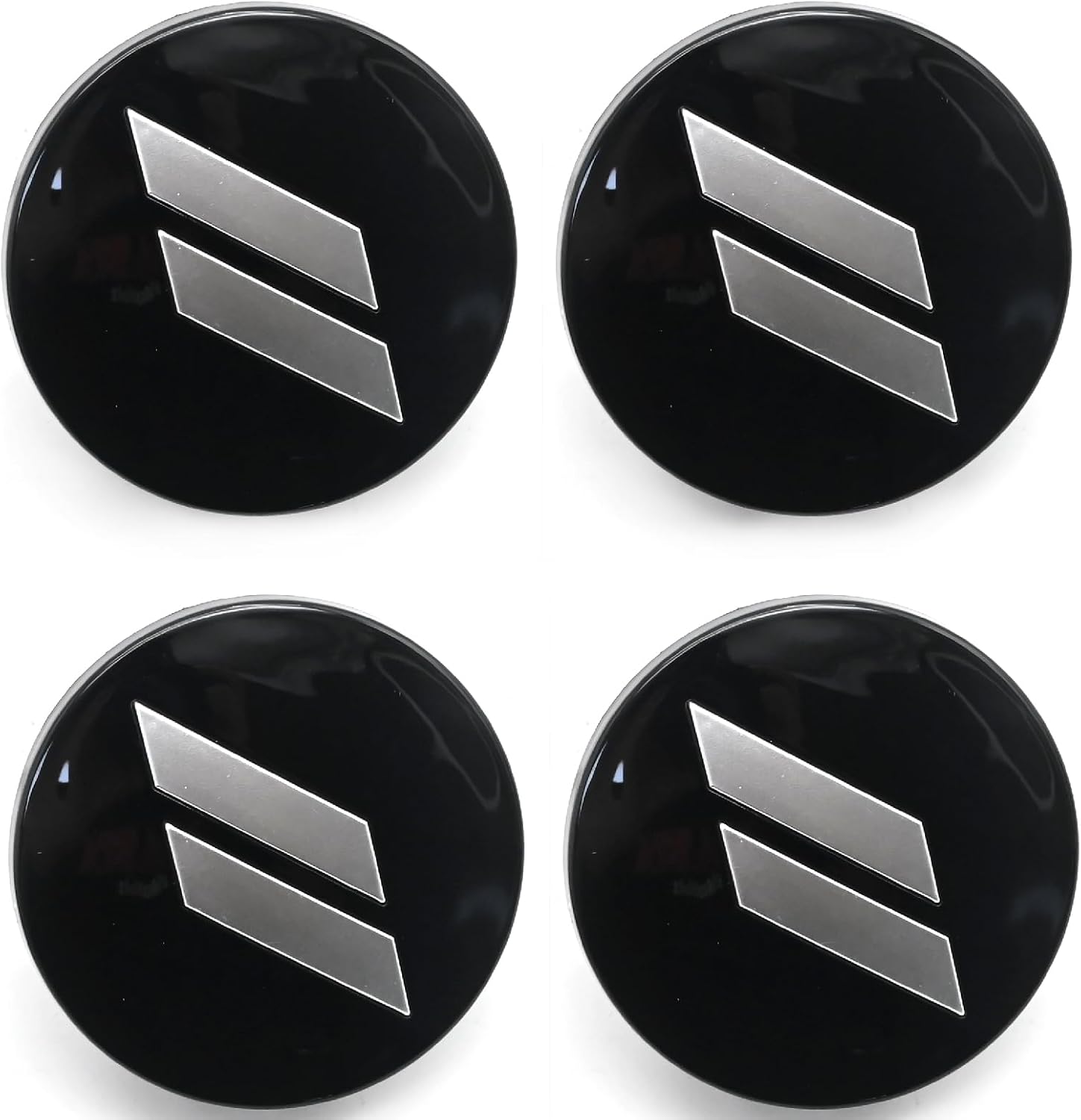 MDEOOSKY 4Pcs 6CZ27DX8AA 63mm 2.5" Wheel Center Cap Covers, Replacement for Dodge Challenger, Charger, Durango Replace 6CZ27RM8AA (Black)