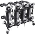 Trailer Mover 4T Hydraulic Car Wheel Dolly Go Jack Set Vehicle 1500LB Move Position Wheel Dolly Car Mover Moving Tool Car Mover