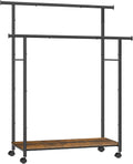 songmics clothes rack with wheels, steel garment rack, main product view