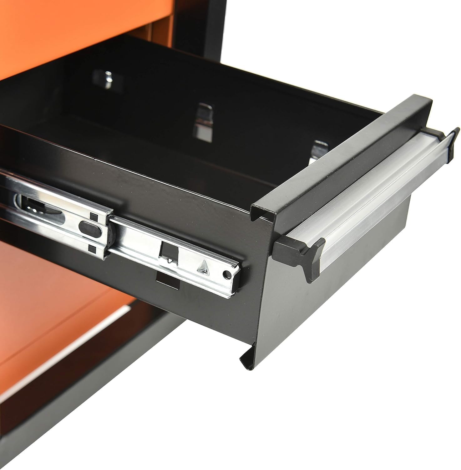 AAIN Rolling Tool Box with Mechanics Seat - Built-in Storage Drawers, 2.5-Inch Swivel Casters, Heavy-Duty 300 lb Capacity Mobile Workbench