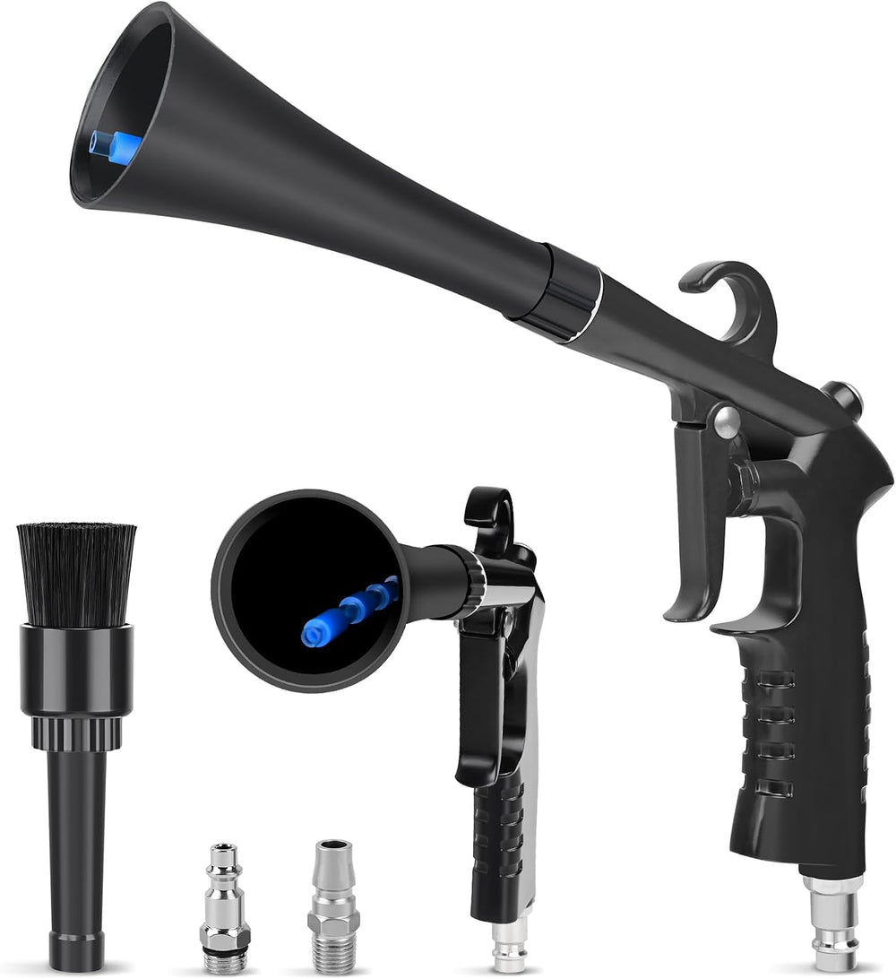 Car Cleaning Gun Detailing Interior Dryer Air Blow Gun, High Pressure Blower Gun