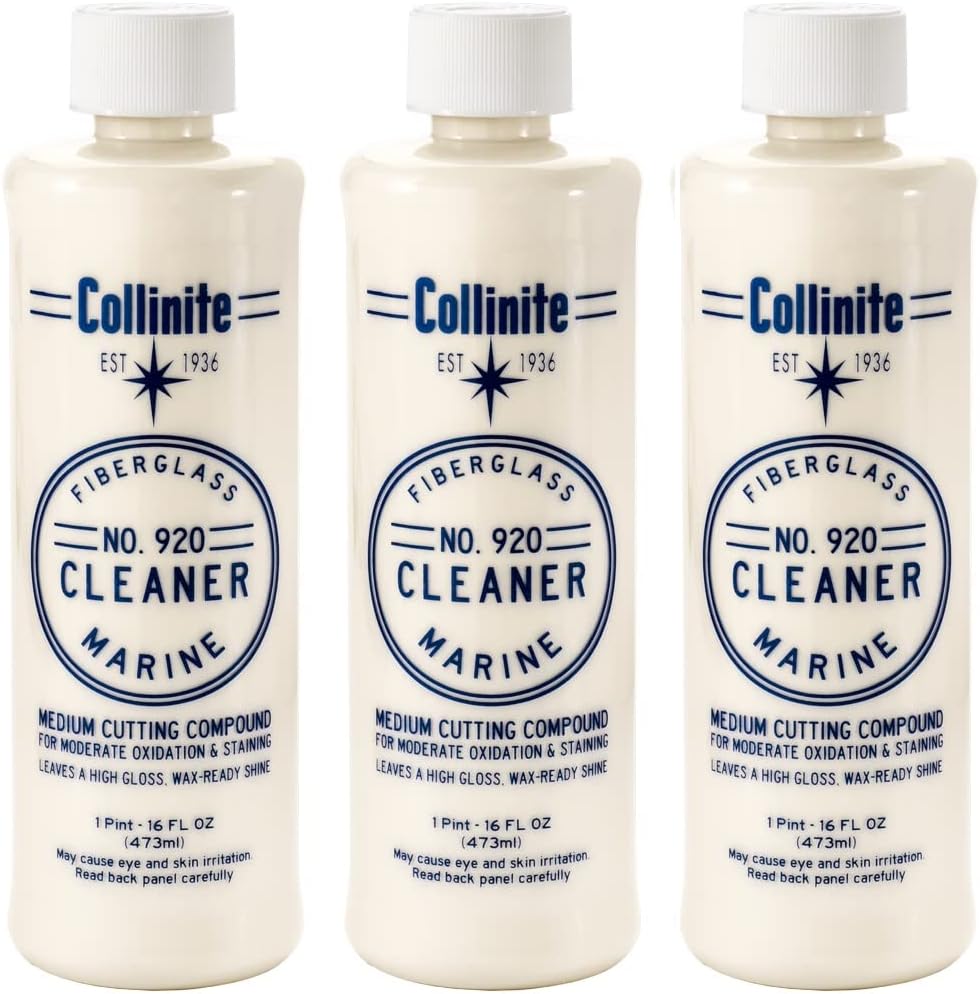 "Collinite Fiberglass Marine Cleaner, 16 Fl Oz - 3 Pack"