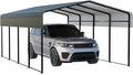 Metal Carport 13 x 20 FT with Heavy Duty Frame & Galvanized Steel Roof by NUGRIART