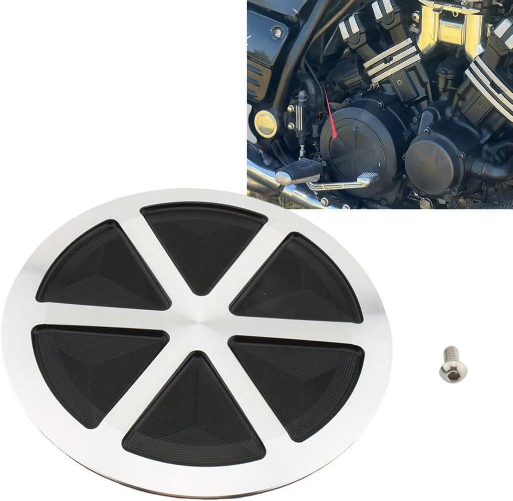 Motorcycle Side Engine Decorative Cover For YAMAHA Vmax 1200 1985-2007 Chrome Black