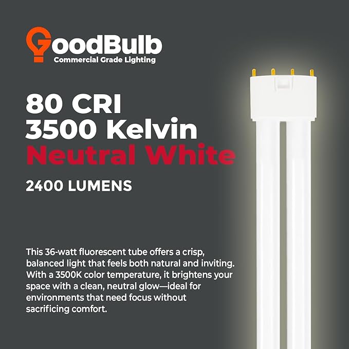GoodBulb PLL36/835 36W 16.5" Twin Tube Compact Fluorescent Light Bulb 4-pin - Image 5