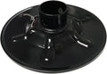 Lippert Components Hall Effect Ground Control 3.0 Replacement Rear Jack Foot Pad, 9" Diameter, Fits 2" I.D. Tube, Strong Black Powder-Coated Steel Construction, Easy Installation - 377962