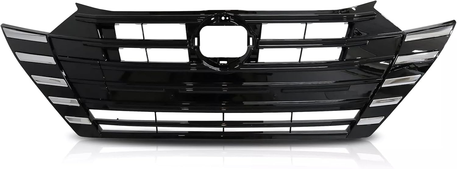 62070-6EM0A Front Grille Grill Assembly Chrome+Black Fit For Nissan Versa 2023 2024 2025