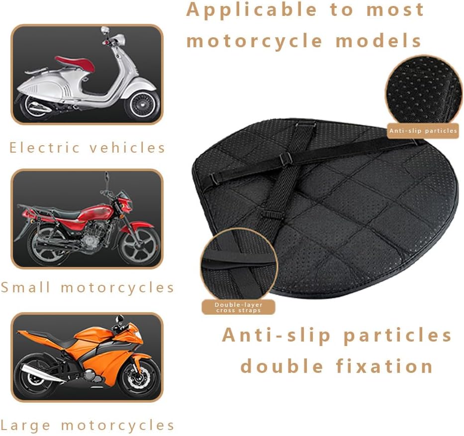 Motorcycle Seat Cushion for CFMoto 675NK 2025+, Waterproof Non-Slip Motorcycle Seat Cover Shock Absorption Breathable for Long Rides