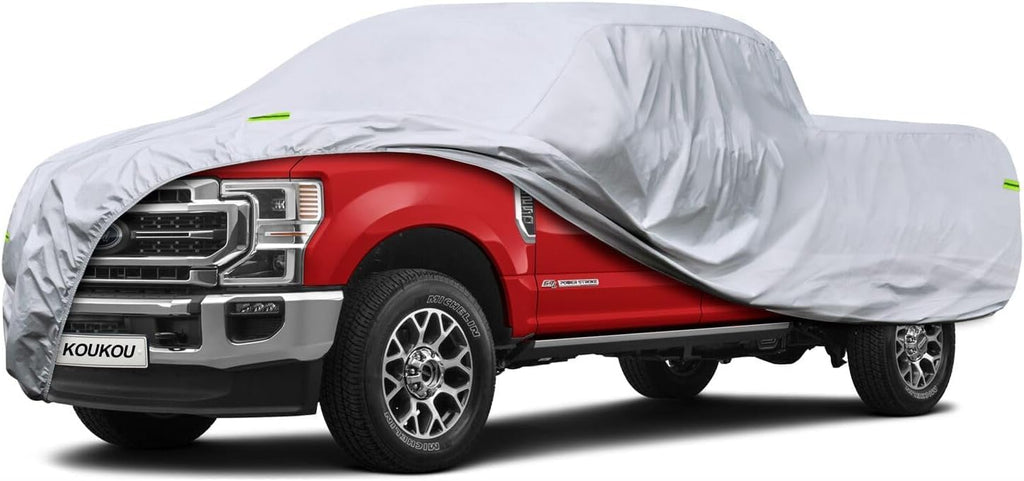 KouKou Truck Cover Waterproof All Weather, 6 Layers Full Pickup Cover,