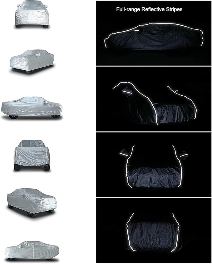 Tecoom Waterproof Car Cover for Tesla Model Y Honda CRV, UV Protection Car - Image 4