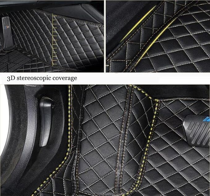 Custom All-Weather Protection Leather Car Floor Mats - Image 8