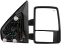 A Pair Heated Towing Mirrors Fits 2004-2014 for Ford for F-150 Pickup Truck, Power Adjusted View Mirror with Turn Signal Indicator
