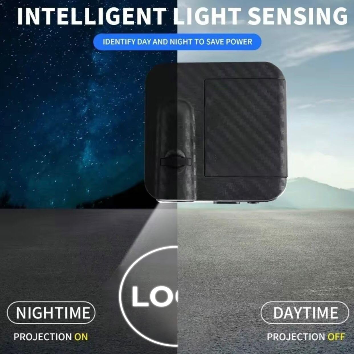 2PCS Car Door Lights, Car Door Lights Logo Projector, Rechargeable HD Car Welcome Lamp for Beee-nn