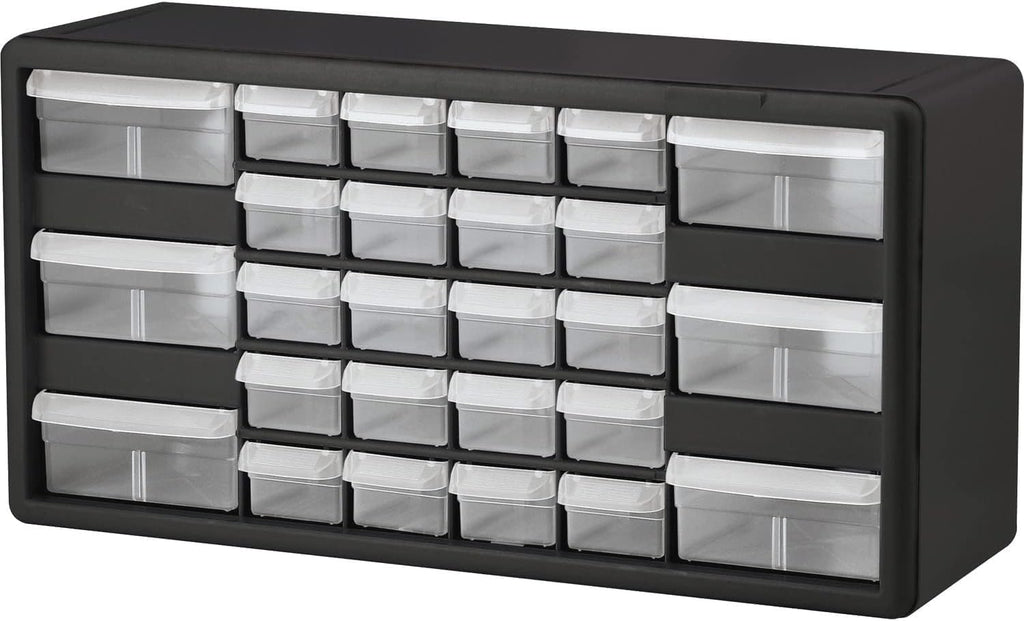 akro-mils 26-drawer plastic storage cabinet, 20"w x 6"d, main product view