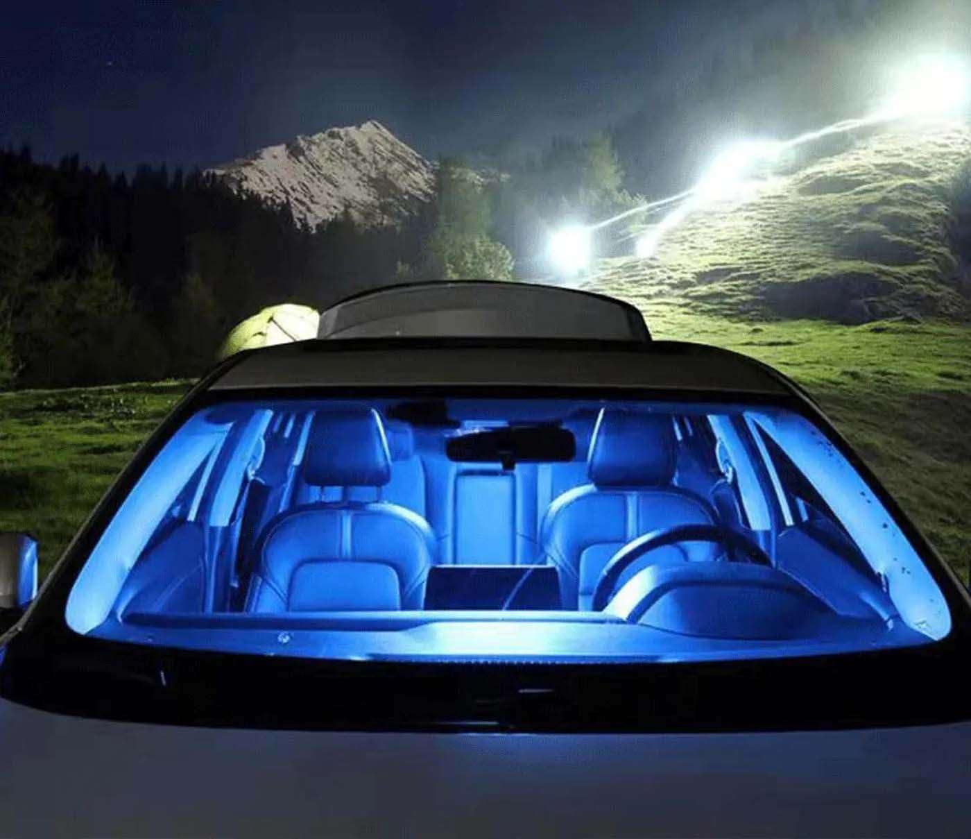 8pcs LED Interior Dome Reading Vanity Mirror Trunk Glove Box Lamps Light kit, for Mazda 3 BL Sedan Hatch 2010 2011 2012 2013