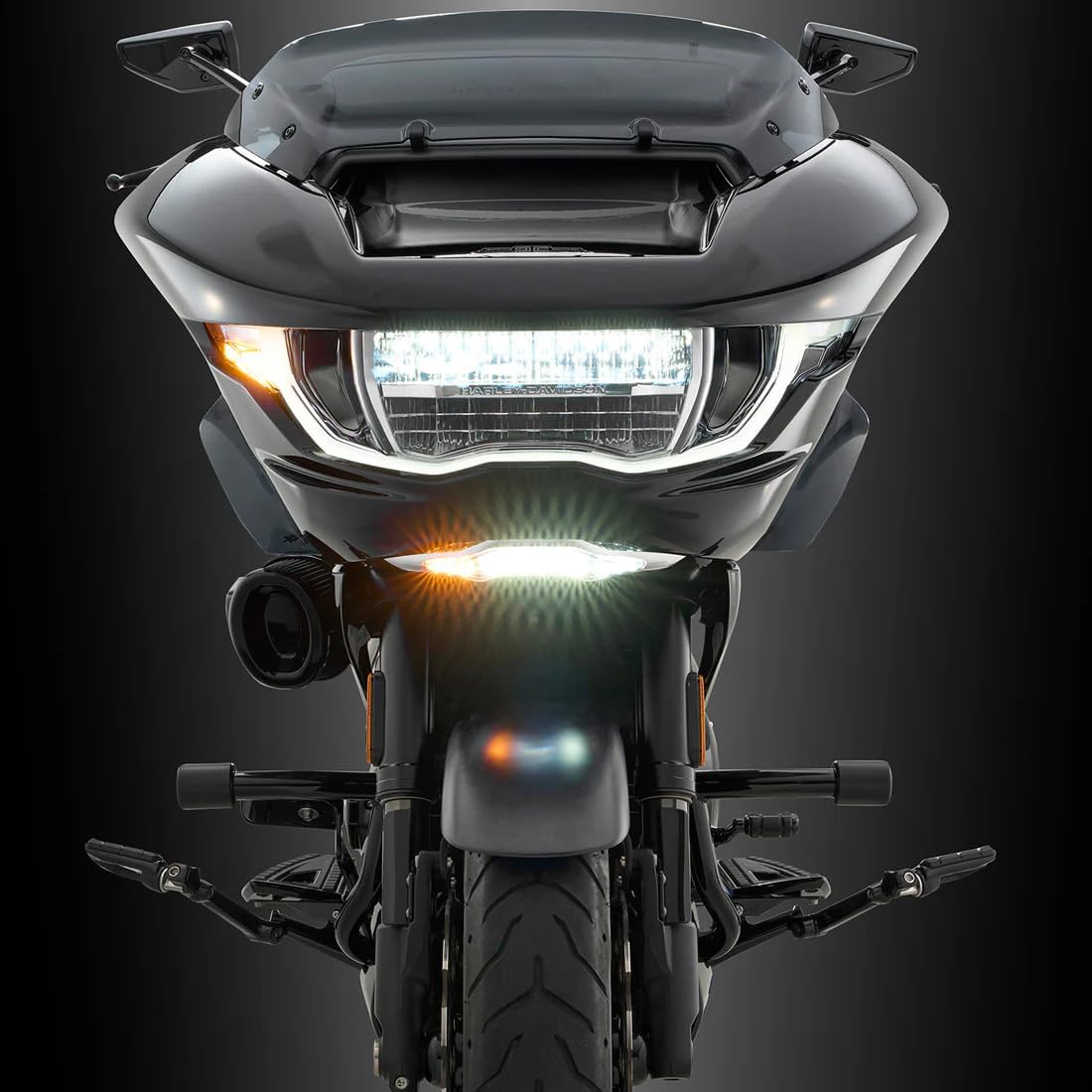 LED Lower Fairing Light Running Turn Signal For Touring Road Glide FLTRX 2024-UP,CVO Road Glide FLTRXSE,CVO Road Glide ST FLTRXSTSE 2024-UP,Plug-and-Play