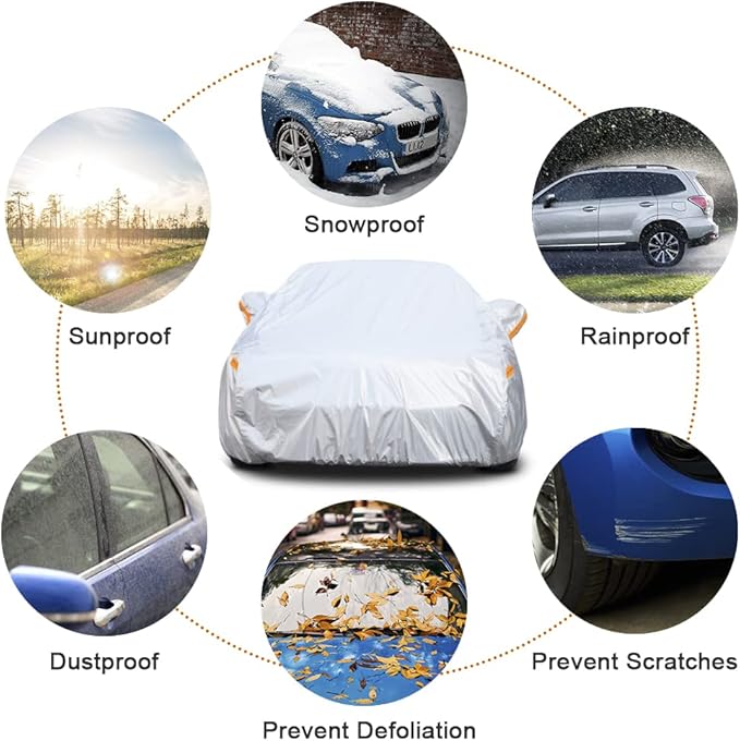 Kayme 6 Layers SUV Car Cover Custom Fit - Image 5