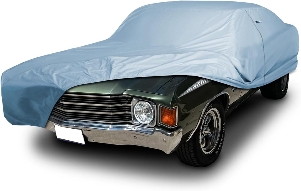 iCarCover Premium Car Cover for 1964-1972 Chevy Malibu Heavy Duty Waterproof