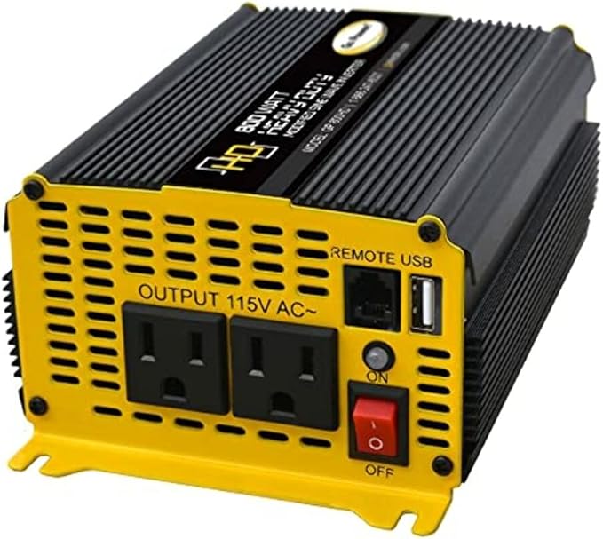Go Power 80175 GP-800HD 800 Watt Heavy-Duty Modified Sine Wave Inverter - Image 5