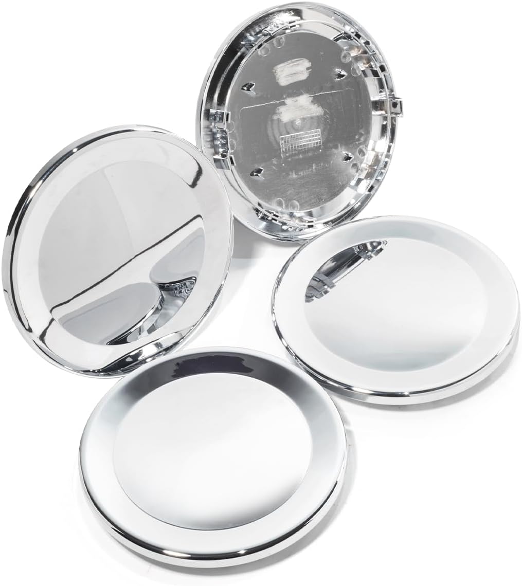 Wheel Center Cap for 2006-2009 Lincoln Zephyr Town Car MKZ Rim Hubcap Covers PN: 4W1Z1130EA 3W13-1A096-CA 4W13-1A096-BA, 4 PC, Chrome
