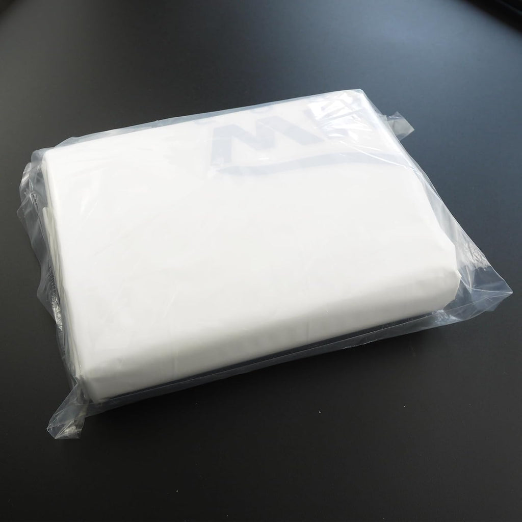 WHEEL CONNECT Tire Storage Bags. Made of Polyethylene LDPE Plastic, Large 38”X42”H, White, Pack of 4pcs. L.