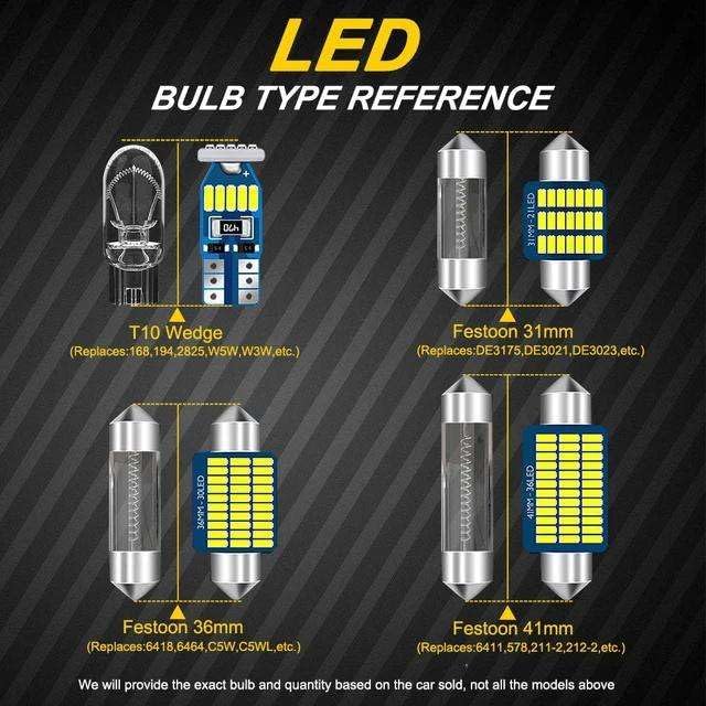 12Pcs Car LED Interior Light Glove Box Map Dome Trunk Lamp Kit,for XCeed 2019 2020 2021 2022 2023