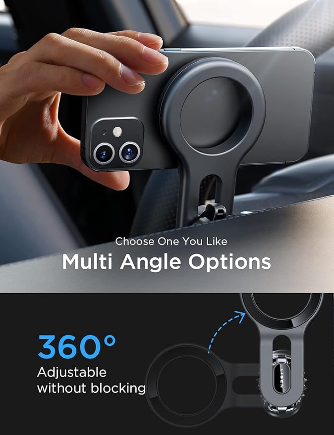 LISEN for MagSafe Car Mount Magnetic Car Phone Mount, Air Vent Phone Holder Car - Image 6
