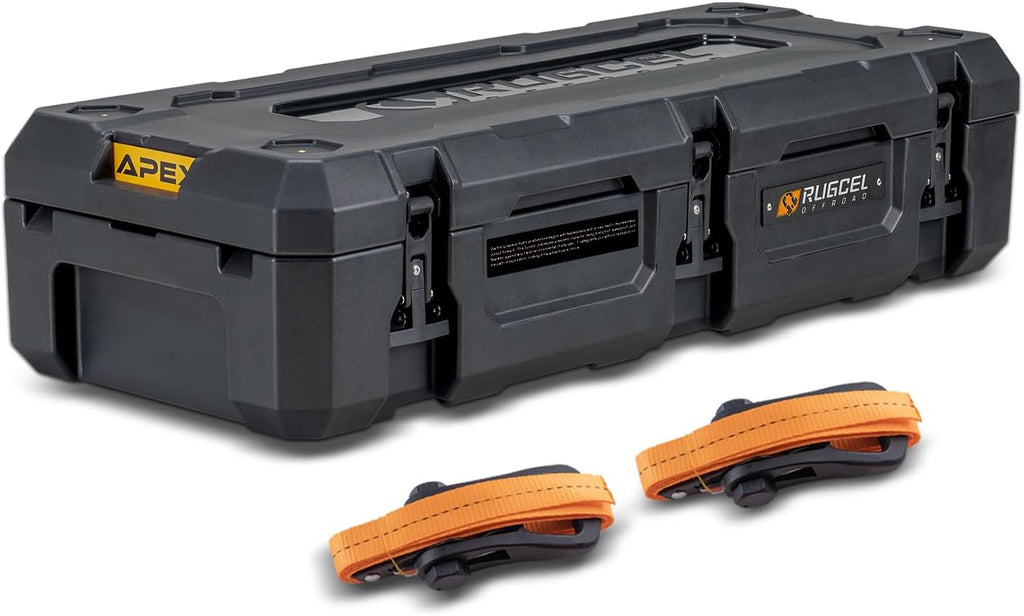 RUGCEL 126QT Waterproof Dry Box Off-Road for Camping, Trunk, Roof Rack