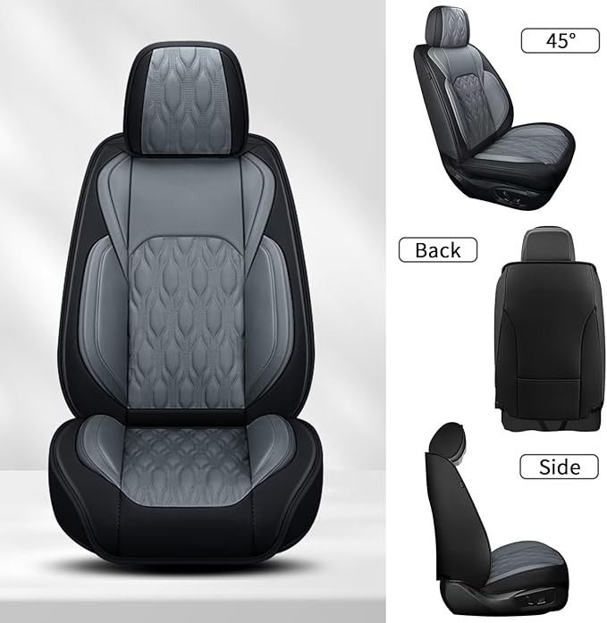 Leather Seat Covers for Car Fit for Toyota Camry 2012-2025 Full Set Car Seat - Image 8