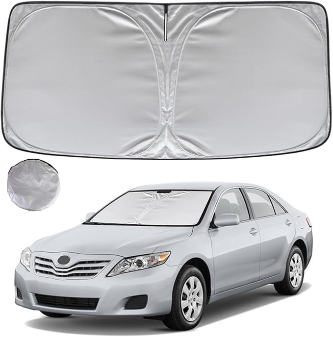 KAYZT Windshield Sun Shade for 2007-2011 Toyota Camry Foldable Sunshade Front by KAYZT