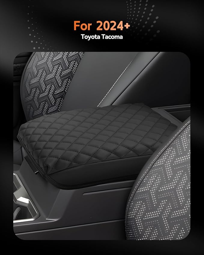 CDEFG for 2024 2025 Toyota Tacoma Center Console Cover Armrest Box Cover for - Image 2