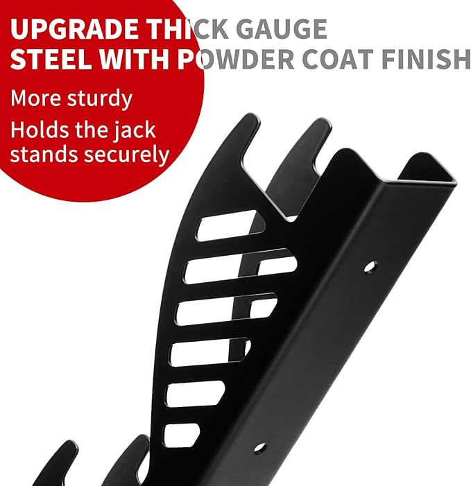 Jack Stand Wall Mount Organizer: Jack Stands Holder Storage Rack Mount - Image 4